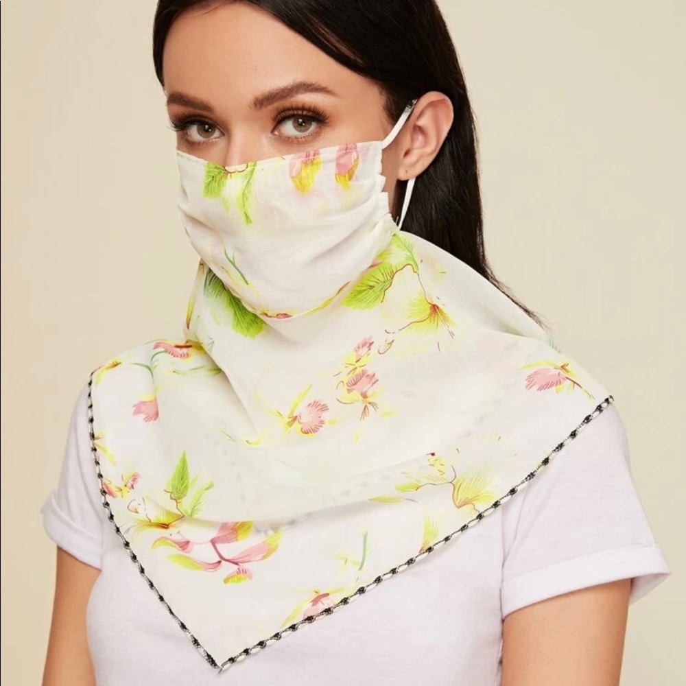 Face mask scarf 3in1